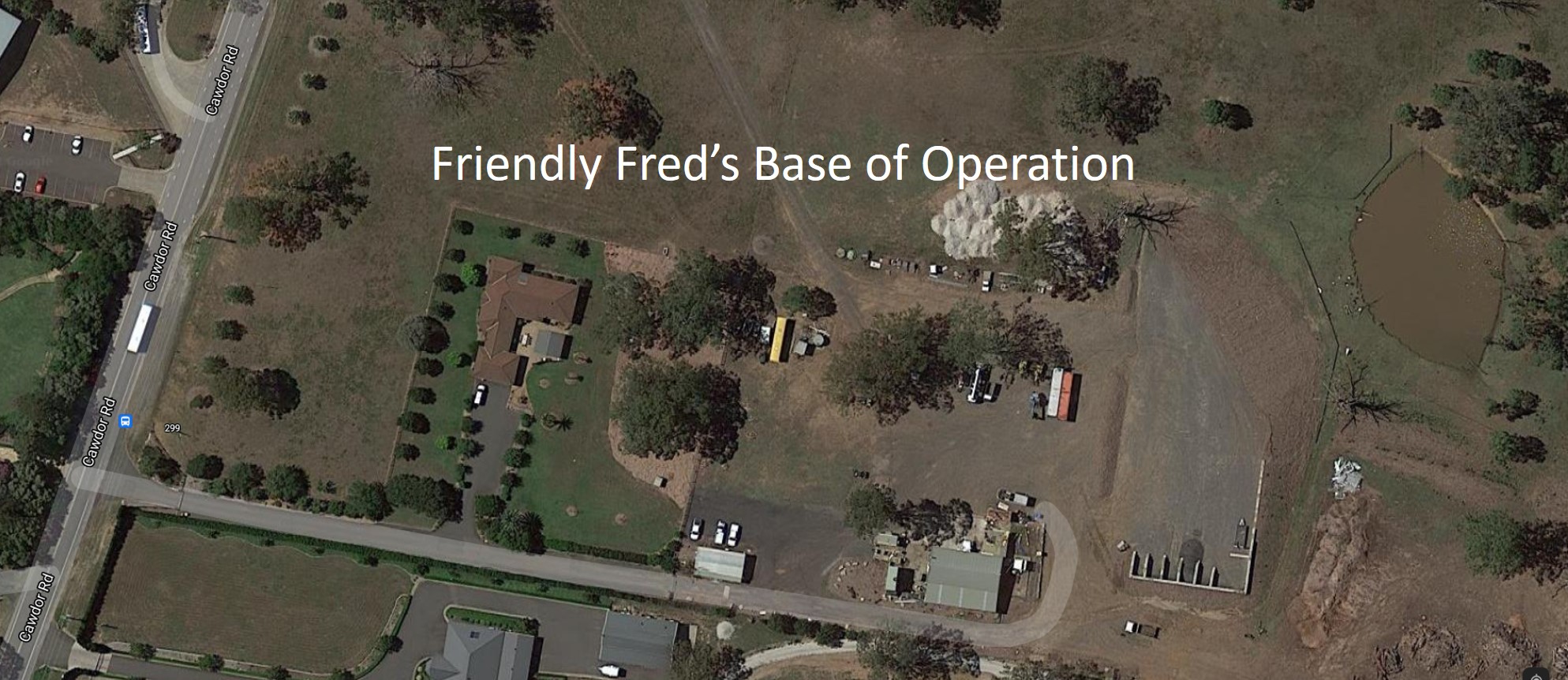 Friendly Fred's base of operations